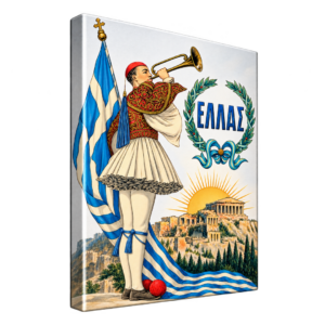 Καμβάς τελαρωμένος με εκτύπωση