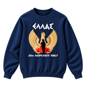 Φούτερ Χωρίς Κουκούλα με Εκτύπωση | Θέμα 21η Απριλίου 1967
